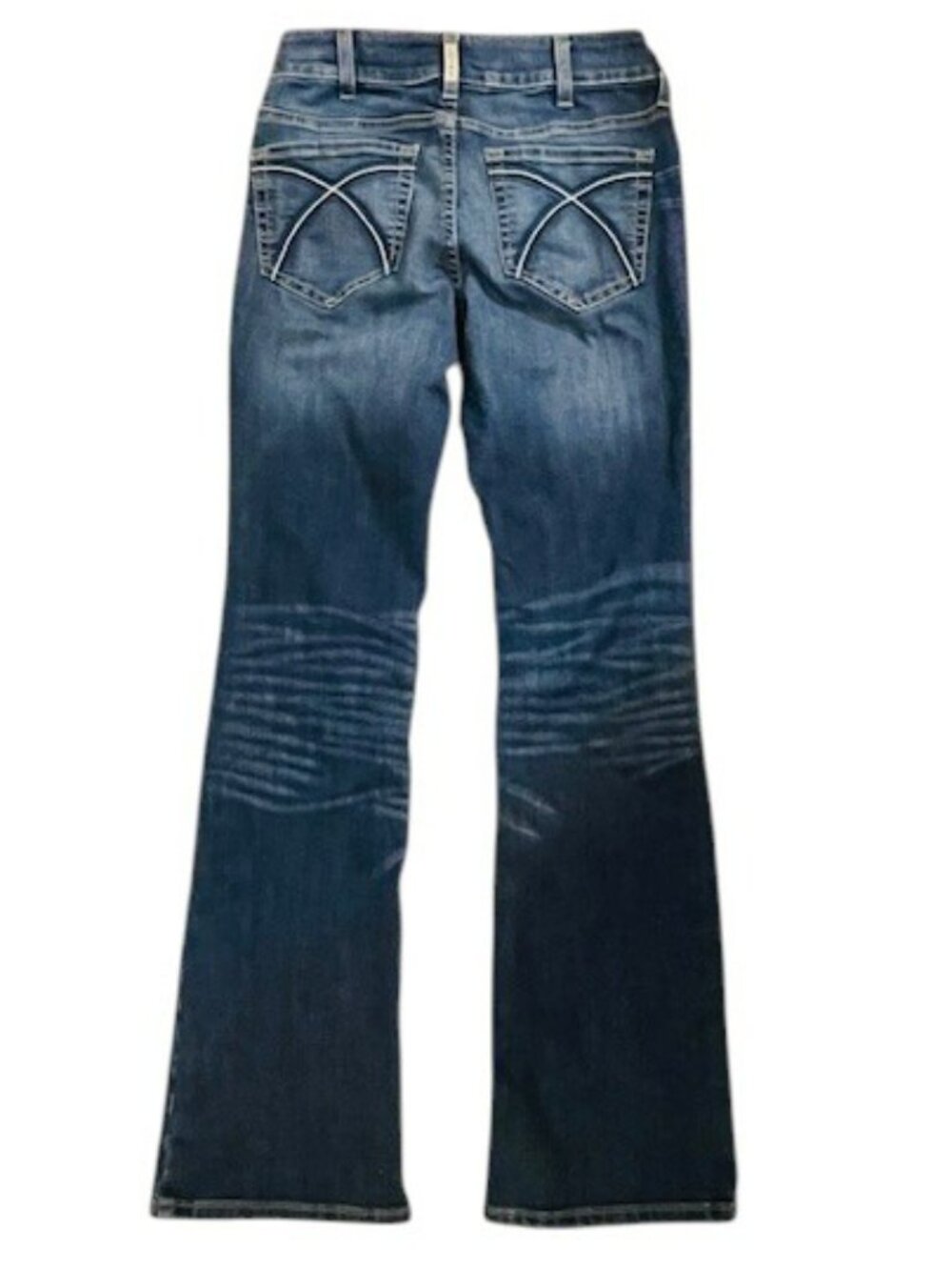 Ariat Rosa Boot Jeans Perfect Mid Rise Western Denim Stacking Riding 27 - Picture 9 of 9